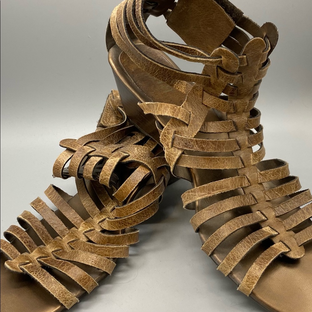 ANA Gladiator Wedge Sandals 11M